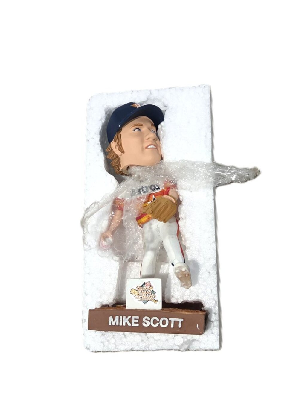 NIB 2012 Houston Astros Team Mike Scott Bobble Head MLB Memorabilia Decor